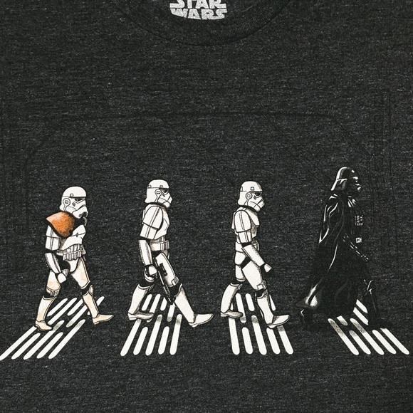 STAR WARS Death Star Road Stormtrooper Crossing Mens T-Shirt | S - Picture 2 of 4